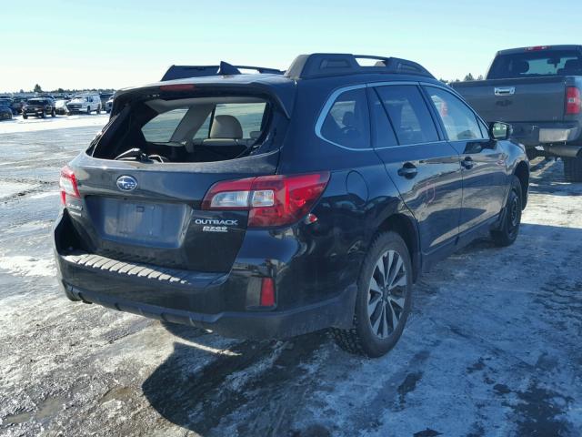 4S4BSANC3G3344826 - 2016 SUBARU OUTBACK 2. BLACK photo 4