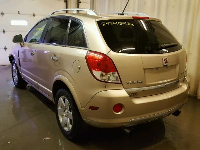 3GSDL637X8S628211 - 2008 SATURN VUE XR GOLD photo 3