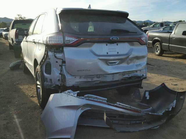 2FMPK3J90GBC67313 - 2016 FORD EDGE SEL WHITE photo 3