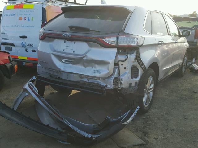 2FMPK3J90GBC67313 - 2016 FORD EDGE SEL WHITE photo 4