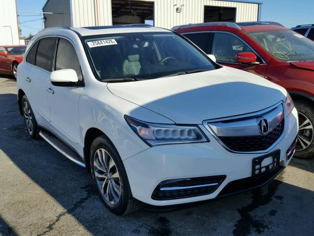 5FRYD4H46GB011956 - 2016 ACURA MDX TECHNO WHITE photo 1