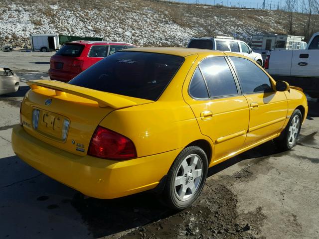 3N1CB51D56L532333 - 2006 NISSAN SENTRA 1.8 YELLOW photo 4