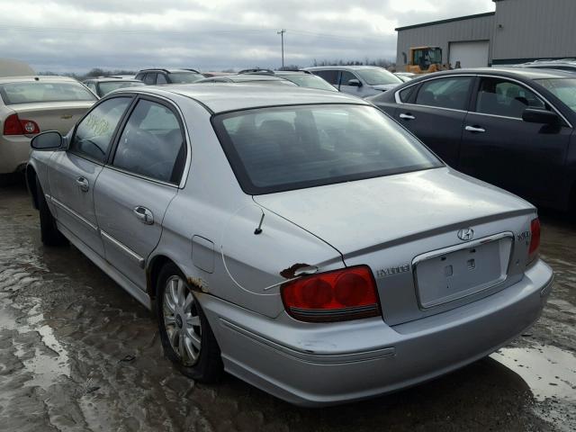 KMHWF35H34A036415 - 2004 HYUNDAI SONATA GLS GRAY photo 3