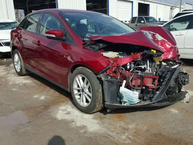 1FADP3F27FL214651 - 2015 FORD FOCUS SE BURGUNDY photo 1