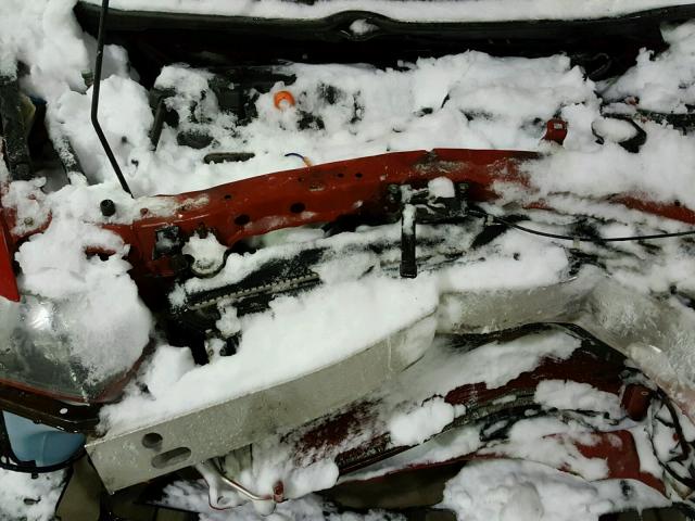 2HGFG12819H500256 - 2009 HONDA CIVIC EX წითელი ფოტო 7