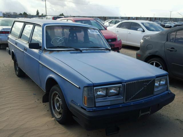 YV1AX8858F1651601 - 1985 VOLVO 245 DL BLUE photo 1