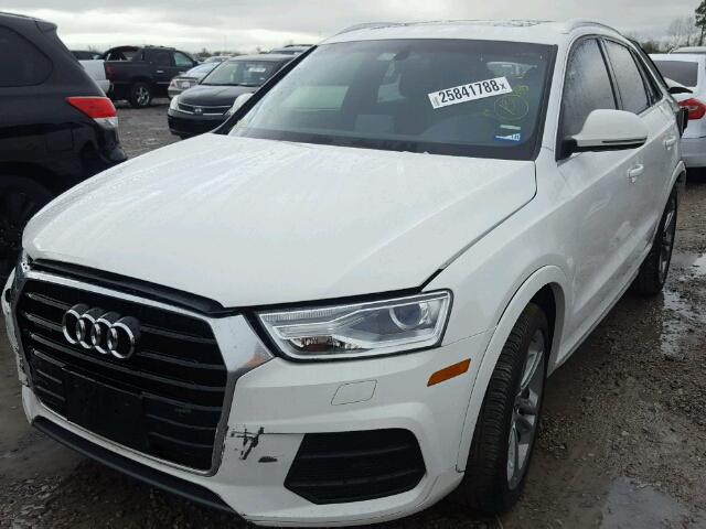 WA1EFCFS6GR023779 - 2016 AUDI Q3 PREMIUM WHITE photo 2