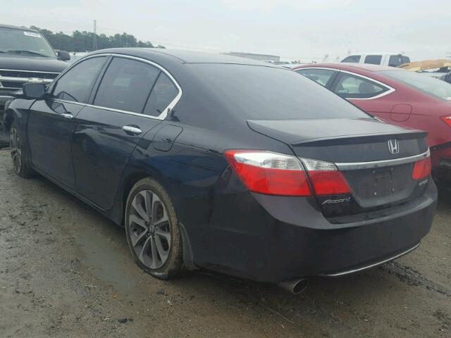 1HGCR2F50EA066424 - 2014 HONDA ACCORD SPO BLACK photo 3