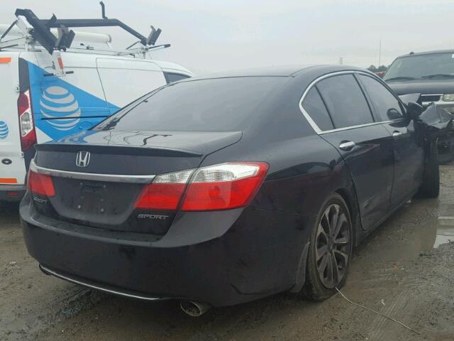 1HGCR2F50EA066424 - 2014 HONDA ACCORD SPO BLACK photo 4