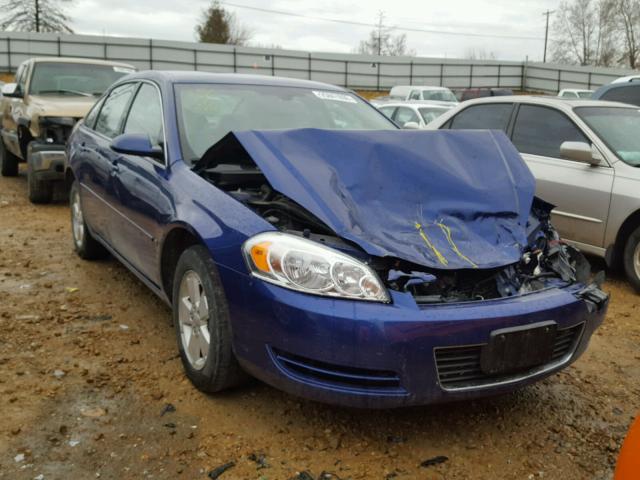 2G1WT58KX79137492 - 2007 CHEVROLET IMPALA LT BLUE photo 2