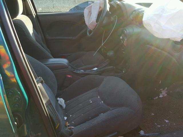 1G2NE52E7XC545544 - 1999 PONTIAC GRAND AM S GREEN photo 5