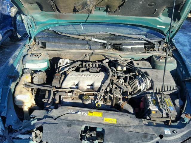 1G2NE52E7XC545544 - 1999 PONTIAC GRAND AM S GREEN photo 7