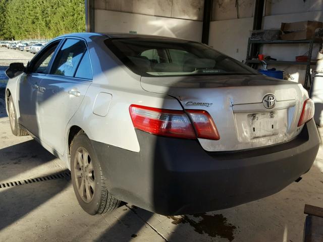 4T1BE46K97U166302 - 2007 TOYOTA CAMRY NEW SILVER photo 3