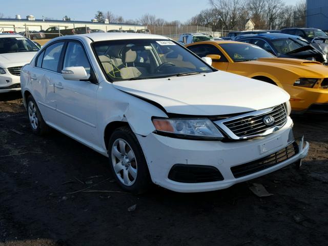 KNAGE228595307238 - 2009 KIA OPTIMA LX WHITE photo 1