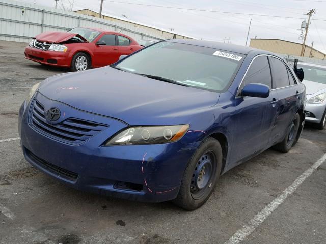 4T1BE46K79U338605 - 2009 TOYOTA CAMRY BASE BLUE photo 2