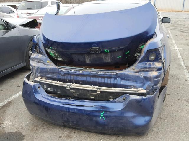 4T1BE46K79U338605 - 2009 TOYOTA CAMRY BASE BLUE photo 9