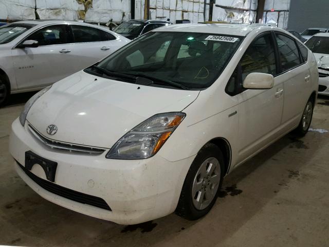 JTDKB20U667531284 - 2006 TOYOTA PRIUS WHITE photo 2