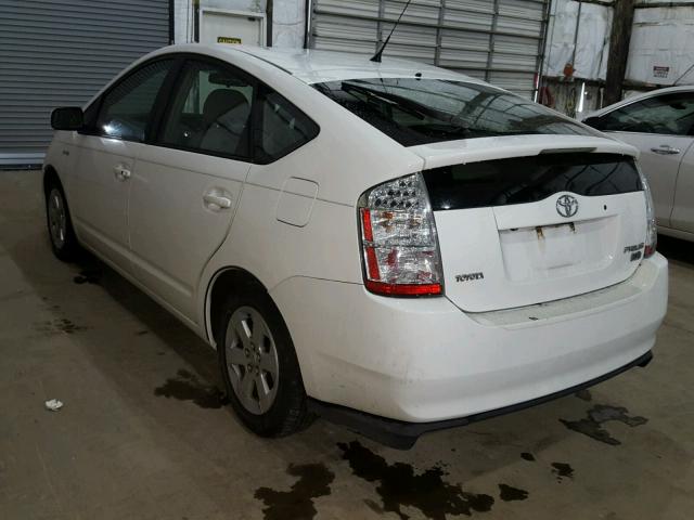 JTDKB20U667531284 - 2006 TOYOTA PRIUS WHITE photo 3