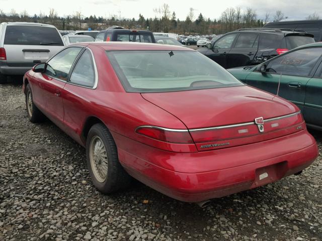 1LNLM91V0TY652750 - 1996 LINCOLN MARK VIII RED photo 3