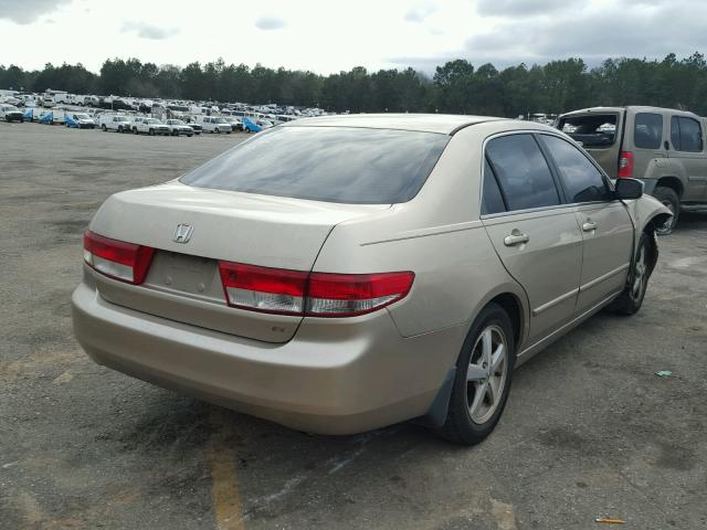 1HGCM56643A052953 - 2003 HONDA ACCORD EX GOLD photo 4