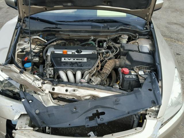 1HGCM56643A052953 - 2003 HONDA ACCORD EX GOLD photo 7