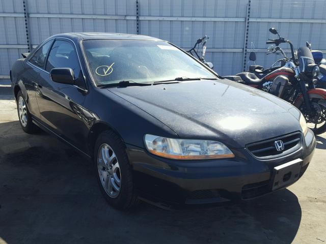 1HGCG22501A013695 - 2001 HONDA ACCORD EX BLACK photo 1