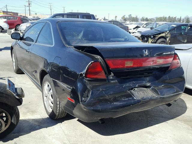 1HGCG22501A013695 - 2001 HONDA ACCORD EX BLACK photo 3