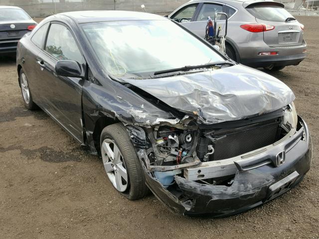 2HGFG12837H523079 - 2007 HONDA CIVIC EX BLACK photo 1