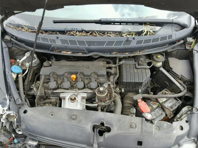 2HGFG12837H523079 - 2007 HONDA CIVIC EX შავი ფოტო 7