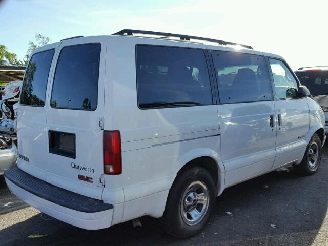 1GKDM19W01B516596 - 2001 GMC SAFARI XT WHITE photo 4