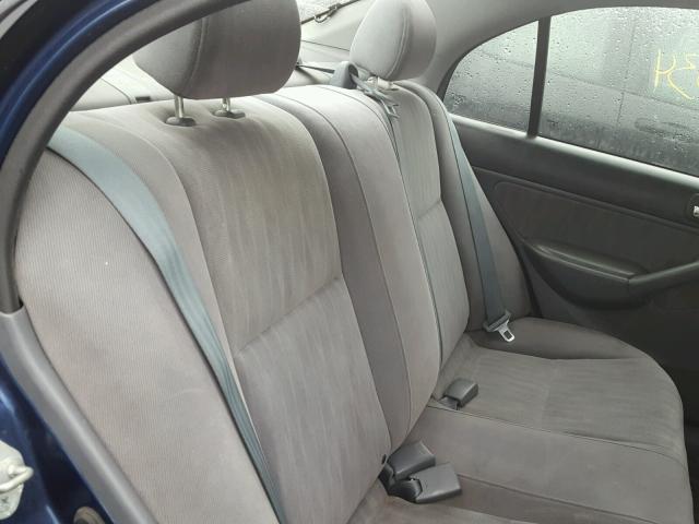 1HGES257X3L014686 - 2003 HONDA CIVIC EX ლურჯი ფოტო 6