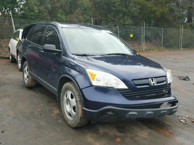 JHLRE38328C001883 - 2008 HONDA CR-V LX BLUE photo 1