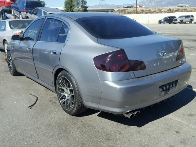 JNKCV51E26M520786 - 2006 INFINITI G35 SILVER photo 3