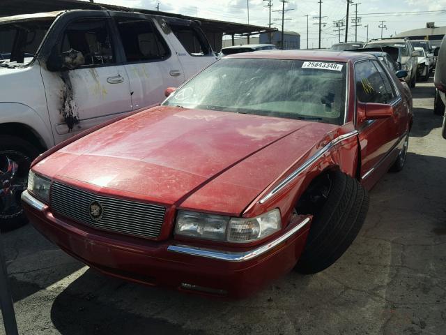 1G6EL12Y4YU164428 - 2000 CADILLAC ELDORADO E BURGUNDY photo 2