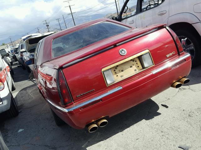 1G6EL12Y4YU164428 - 2000 CADILLAC ELDORADO E BURGUNDY photo 3