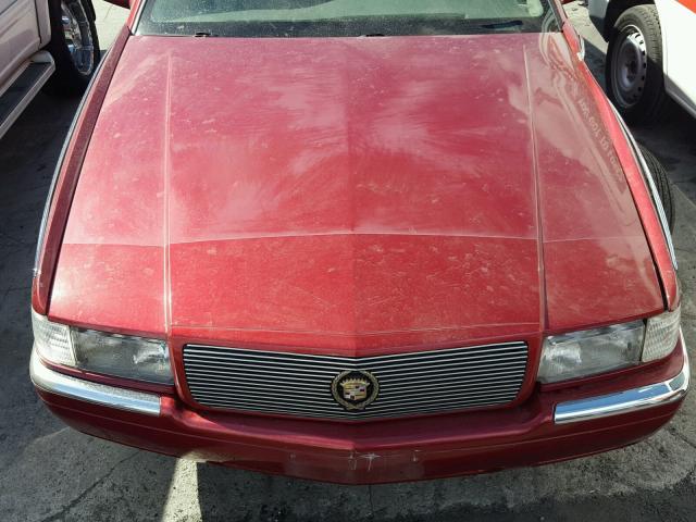 1G6EL12Y4YU164428 - 2000 CADILLAC ELDORADO E BURGUNDY photo 7