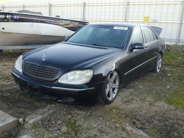 WDBNG70J6YA063627 - 2000 MERCEDES-BENZ S 430 BLACK photo 2