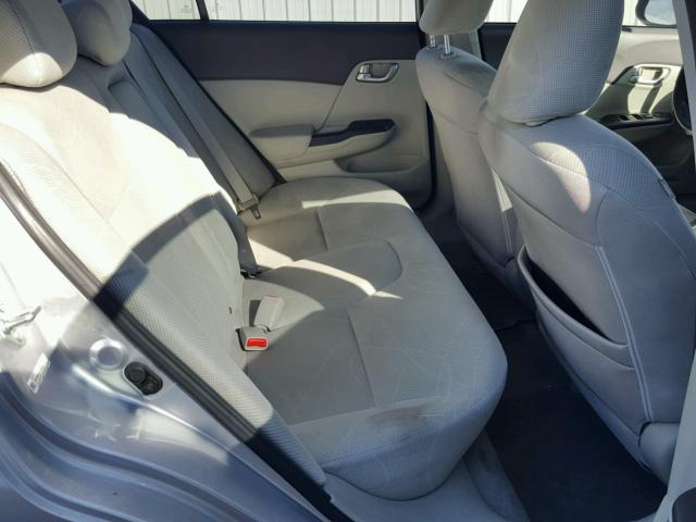 19XFB2F87CE386361 - 2012 HONDA CIVIC EX ვერცხლისფერი ფოტო 6