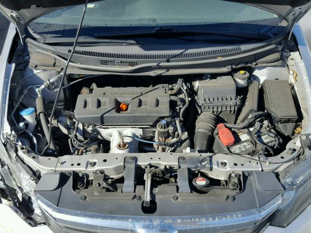 19XFB2F87CE386361 - 2012 HONDA CIVIC EX SILVER photo 7