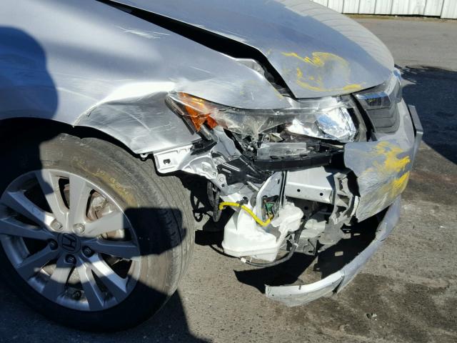 19XFB2F87CE386361 - 2012 HONDA CIVIC EX SILVER photo 9