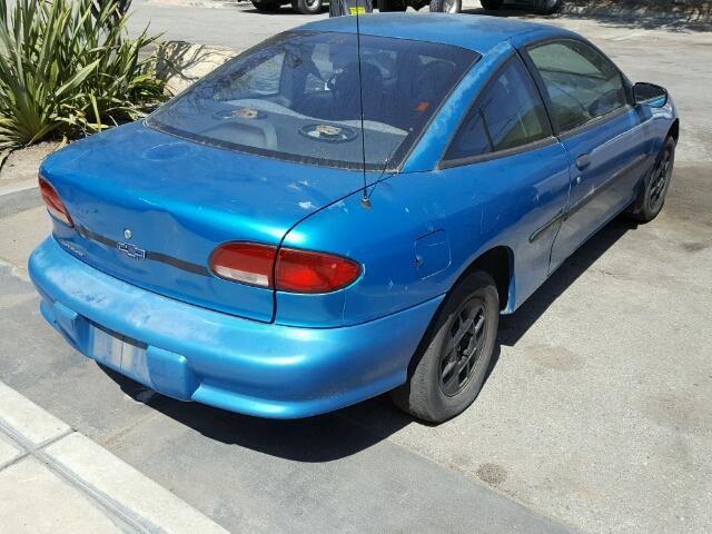 3G1JC1246XS809144 - 1999 CHEVROLET CAVALIER B BLUE photo 4