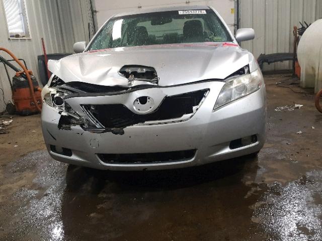 JTNBE46K283142382 - 2008 TOYOTA CAMRY CE SILVER photo 9