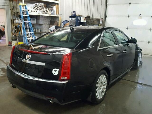 1G6D25EY1B0165861 - 2011 CADILLAC CTS BLACK photo 4