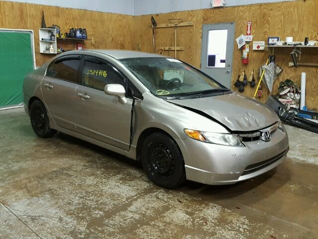 1HGFA16516L089828 - 2006 HONDA CIVIC LX GOLD photo 1