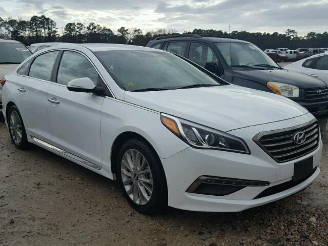 5NPE34AF8FH016871 - 2015 HYUNDAI SONATA SPO WHITE photo 1