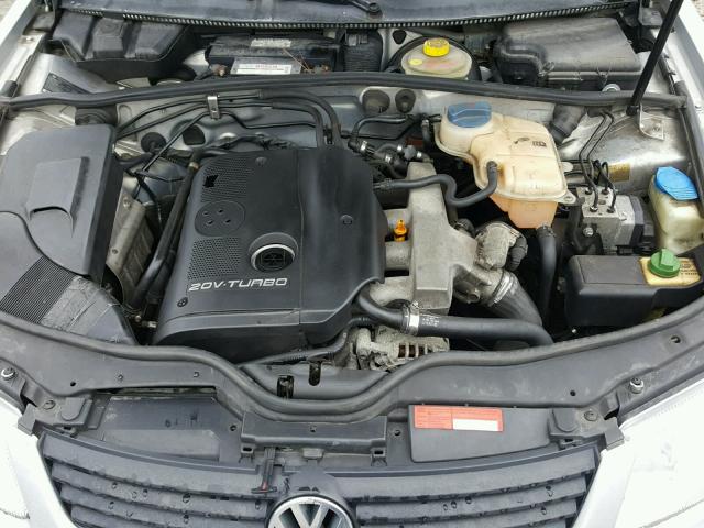 WVWMA23B7YP361106 - 2000 VOLKSWAGEN PASSAT GLS GRAY photo 7