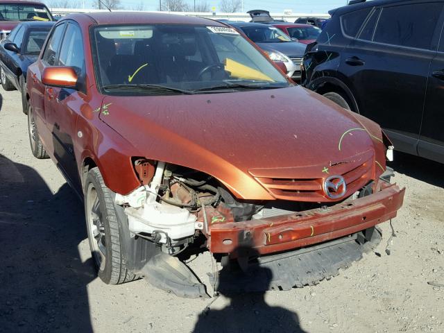 JM1BK143151327179 - 2005 MAZDA 3 HATCHBAC ORANGE photo 1