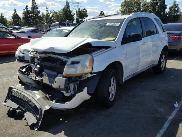 2CNDL63F356158130 - 2005 CHEVROLET EQUINOX LT WHITE photo 2