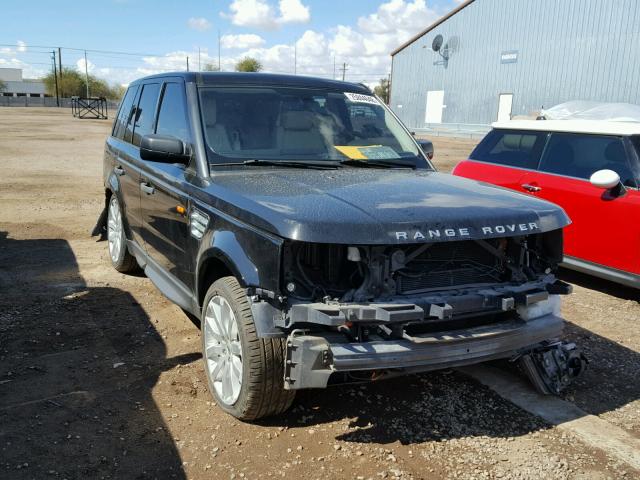 SALSH23498A146293 - 2008 LAND ROVER RANGE ROVE BLACK photo 1