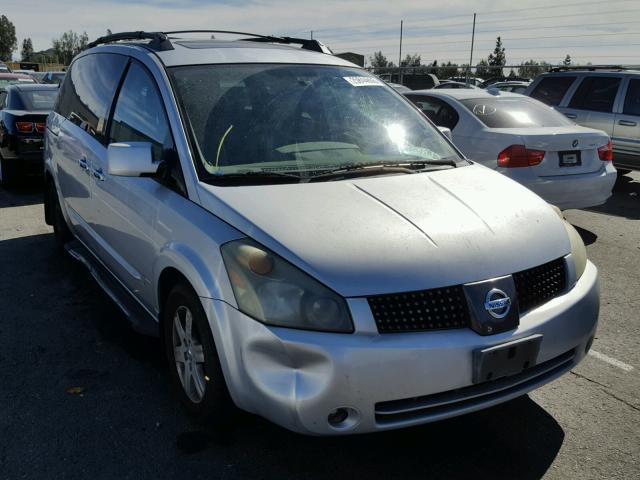 5N1BV28U34N306580 - 2004 NISSAN QUEST S SILVER photo 1